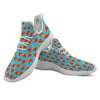 Watermelon Summer Blue Print Pattern White Athletic Shoes-grizzshop