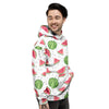 Watermelon White Summer Print Pattern Men's Hoodie-grizzshop