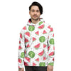 Watermelon White Summer Print Pattern Men's Hoodie-grizzshop