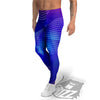 Wave EDM Print Men's Leggings-grizzshop