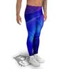 Wave EDM Print Men's Leggings-grizzshop