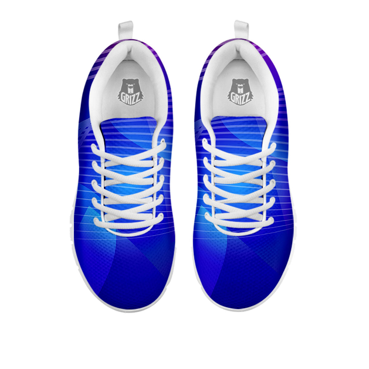 Wave EDM Print White Sneaker-grizzshop