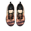 Wave Sunrise Print Black Sneaker-grizzshop