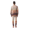 Wave Sunrise Print Men's Pajamas-grizzshop