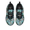 Wave Surfing Print Pattern Black Sneaker-grizzshop