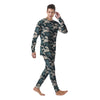 Wave Water Print Pattern Men's Pajamas-grizzshop