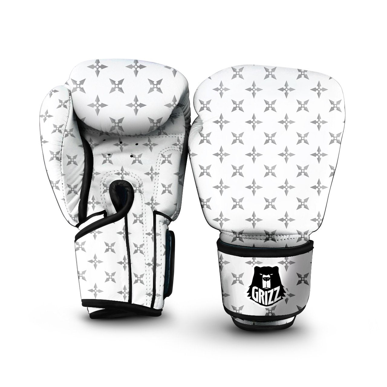 Weapon Ninja Print Pattern Boxing Gloves-grizzshop