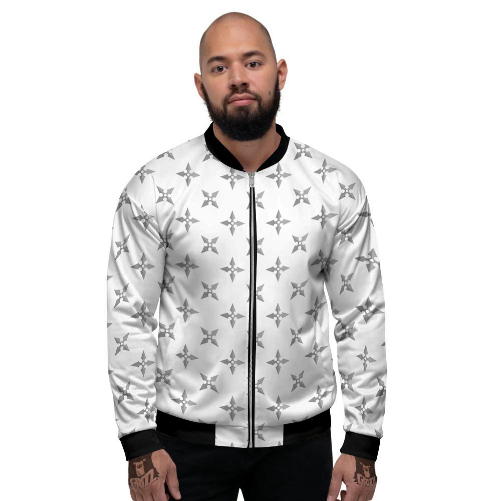Weapon Ninja Print Pattern Men's Bomber Jacket-grizzshop