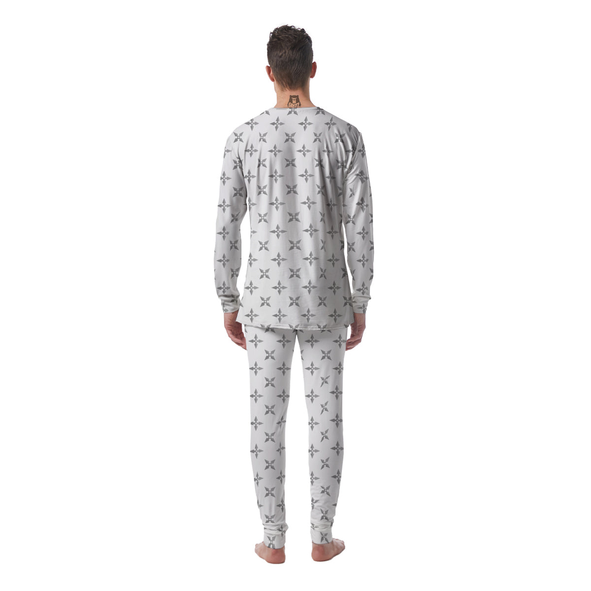 Weapon Ninja Print Pattern Men's Pajamas-grizzshop