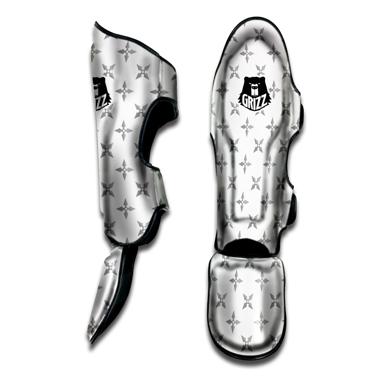 Weapon Ninja Print Pattern Muay Thai Shin Guards-grizzshop