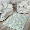 Wedding Pastel Pattern Print Floor Mat-grizzshop