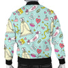 Wedding Pastel Pattern Print Men's Bomber Jacket-grizzshop