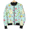 Wedding Pastel Pattern Print Men's Bomber Jacket-grizzshop