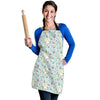 Wedding Pastel Pattern Print Women's Apron-grizzshop