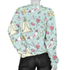 Wedding Pastel Pattern Print Women's Sweatshirt-grizzshop