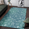 Wedding Pattern Print Floor Mat-grizzshop