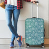 Wedding Pattern Print Luggage Cover Protector-grizzshop