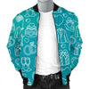 Wedding Pattern Print Men's Bomber Jacket-grizzshop