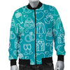 Wedding Pattern Print Men's Bomber Jacket-grizzshop