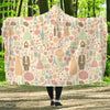 Wedding Print Pattern Hooded Blanket-grizzshop