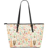 Wedding Print Pattern Leather Tote Bag-grizzshop