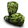 Weed Green Print Boxing Gloves-grizzshop