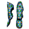 Weed Marijuana Cartoon Print Pattern Muay Thai Shin Guards-grizzshop