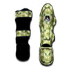 Weed Zigzag Print Pattern Muay Thai Shin Guards-grizzshop