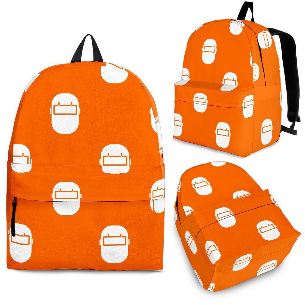 Welder Mask Pattern Print Backpack-grizzshop