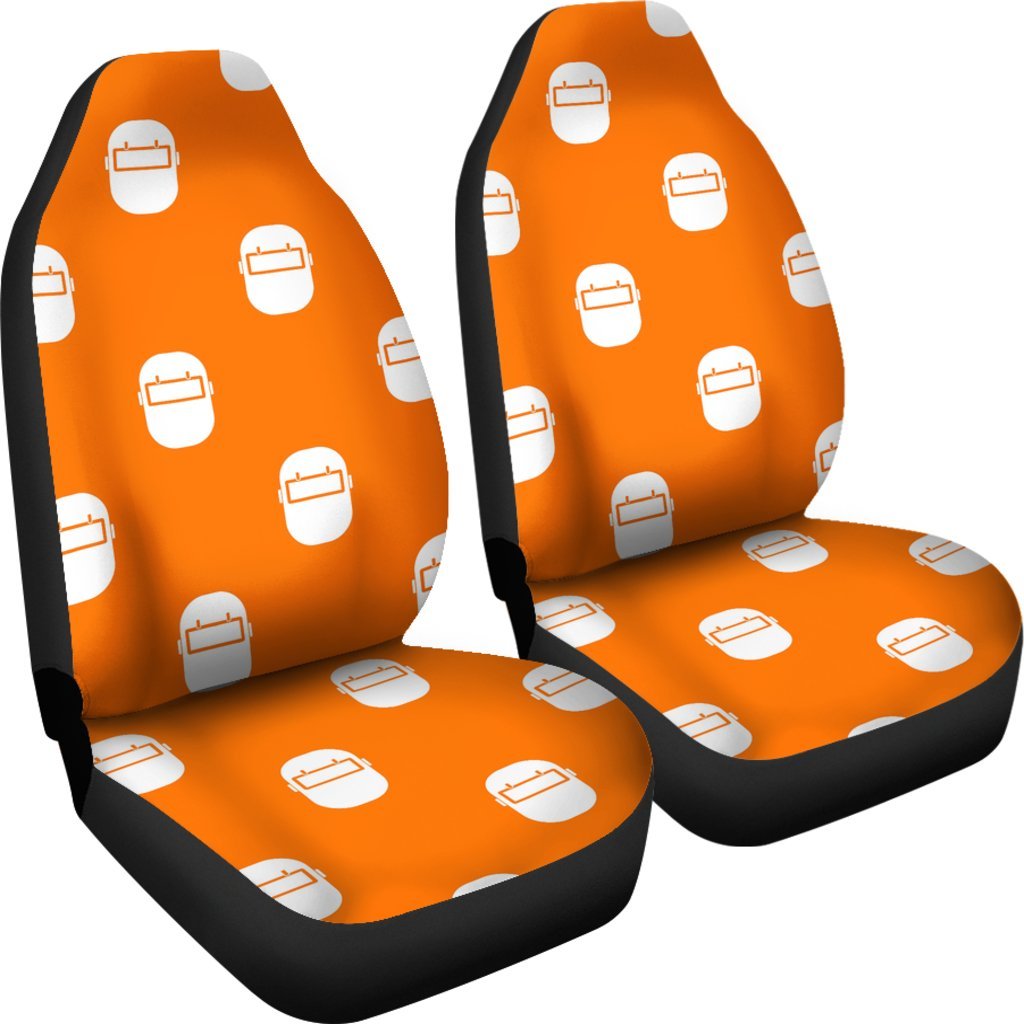 Welder Mask Pattern Print Universal Fit Car Seat Covers-grizzshop