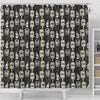 Welder Mask Print Pattern Bathroom Shower Curtain-grizzshop