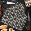 Welder Mask Print Pattern Men's Apron-grizzshop