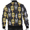 Welder Mask Print Pattern Men's Bomber Jacket-grizzshop