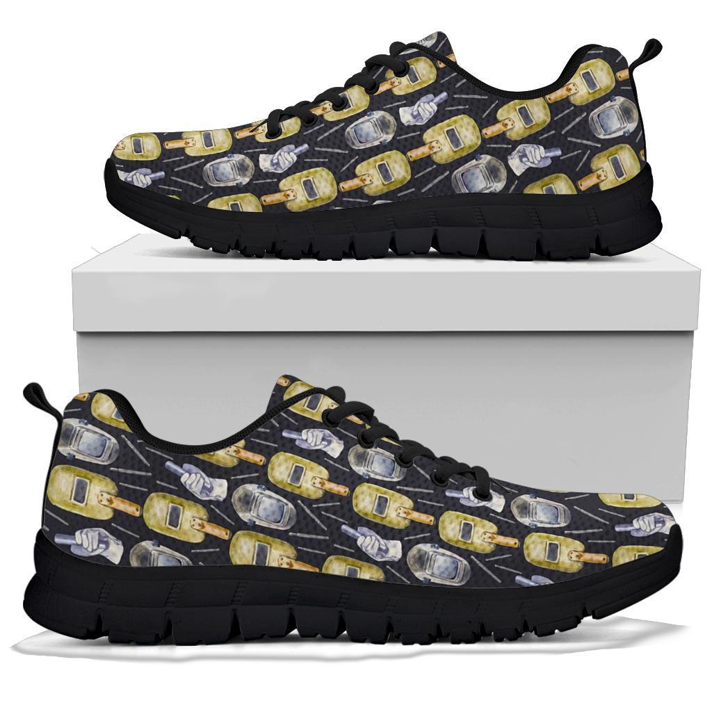 Welder Mask Print Pattern Sneaker Shoes For Men Women-grizzshop