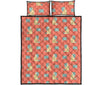 Welder Pattern Print Bed Set Quilt-grizzshop