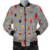 Welder Print Pattern Men's Bomber Jacket-grizzshop