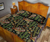 Western Cowboy Cactus Pattern Print Bed Set Quilt-grizzshop