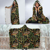 Western Cowboy Cactus Pattern Print Hooded Blanket-grizzshop