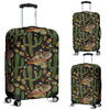 Western Cowboy Cactus Pattern Print Luggage Cover Protector-grizzshop