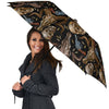 Western Cowboy Gun Print Pattern Automatic Foldable Umbrella-grizzshop