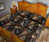 Western Cowboy Gun Print Pattern Bed Set Quilt-grizzshop