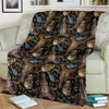 Western Cowboy Gun Print Pattern Blanket-grizzshop