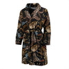 Western Cowboy Gun Print Pattern Men Long Robe-grizzshop