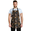 Western Cowboy Gun Print Pattern Men's Apron-grizzshop