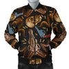 Western Cowboy Gun Print Pattern Men's Bomber Jacket-grizzshop