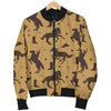 Western Cowboy Print Pattern Men's Bomber Jacket-grizzshop