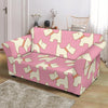 Westie Dog Pattern Print Loveseat Cover-grizzshop