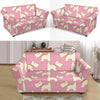 Westie Dog Pattern Print Loveseat Cover-grizzshop