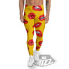 Wet Lips Print Pattern Men's Leggings-grizzshop