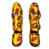 Wet Lips Print Pattern Muay Thai Shin Guards-grizzshop